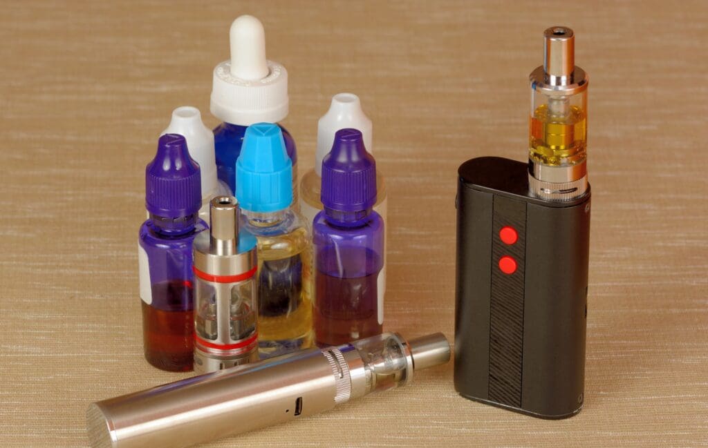 Kit de cigarette électronique pour débutant avec flacon d'e-liquide