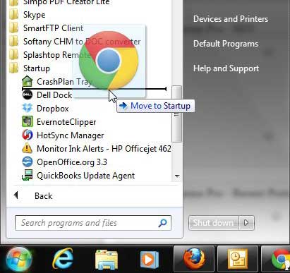 démarrer-google-chrome-automatiquement-2 comment démarrer google chrome automatiquement au démarrage de votre ordinateur